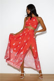 Boldest Move Maxi Skirt Red