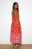 Boldest Move Maxi Skirt Red