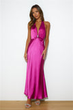 Ballroom Girl Maxi Dress Fuchsia