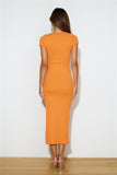 Basic Not Basic Maxi Dress Orange