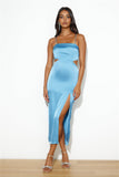 Attention Steal Maxi Dress Blue