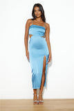 Attention Steal Maxi Dress Blue