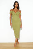 Bring The Style Midi Dress Olive