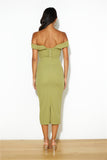 Bring The Style Midi Dress Olive