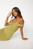 Bring The Style Midi Dress Olive