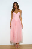 Amazing Love Midi Dress Pink