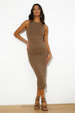 All Day Everyday Maxi Dress Brown