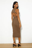 All Day Everyday Maxi Dress Brown