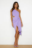 Airplane Mode Midi Dress Lilac