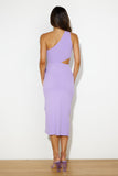 Airplane Mode Midi Dress Lilac