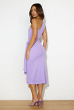 Airplane Mode Midi Dress Lilac