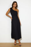 Be Your Date Midi Dress Black