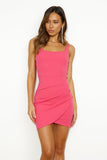 Around The Twist Mini Dress Pink