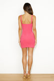 Around The Twist Mini Dress Pink