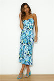 By The Garden Maxi Dress Blue