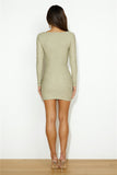 About Time Love Mini Dress Sage