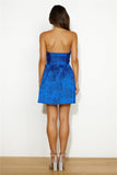 Winning All Mini Dress Royal Blue