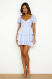 Be Cute Mini Dress Blue