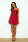 Winning All Mini Dress Red