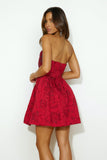 Winning All Mini Dress Red