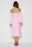 Want To Dance Midi Dress Pink