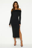 Your Destiny Midi Dress Black