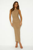 Blissful Summer Maxi Dress Tan