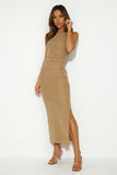 Blissful Summer Maxi Dress Tan