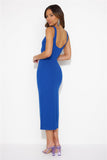 All The Events Midi Dress Blue