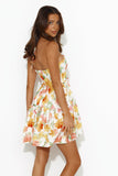 Within The Blossom Mini Dress Orange