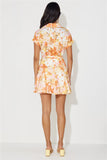 Around The Town Mini Dress Orange