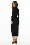 Be Sleek Midi Skirt Black