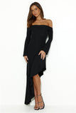 She's All Class Off Shoulder Maxi Dress Black