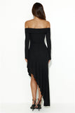 She's All Class Off Shoulder Maxi Dress Black