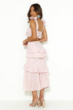 Dainty Moment Midi Skirt Pink