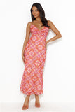 Your Motive Midi Dress Pink