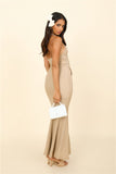 Coral Cove Maxi Skirt Natural