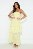 Awards For You Maxi Dress Yellow