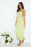 Apple Crunch Maxi Dress Green