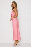 Adore Sunsets Midi Dress Pink