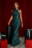 Bali Sequin Maxi Dress - Green