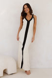 Same Days Ribbed Maxi Dress Cream