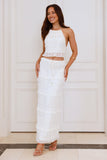 Barbados Maxi Skirt Cream