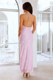 Admired From All Angles Halter Maxi Dress Lilac