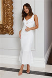 Afternoon Party Midi Dress White