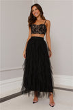 Dancer Lace Tulle Set Black