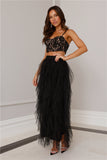 Dancer Lace Tulle Set Black