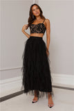 Dancer Lace Tulle Set Black