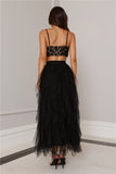 Dancer Lace Tulle Set Black