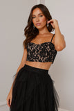 Dancer Lace Tulle Set Black